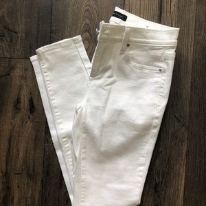 Ann Taylor White Skinny Jeans